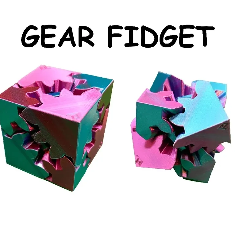 Engranaje fidget, diseño de WD3DPrinting